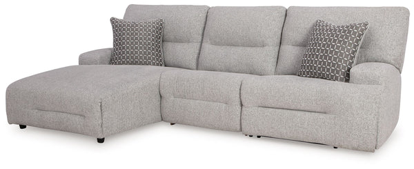 Enjoy the endless adaptability of this power reclining sectional. Whether youâ€™re hosting guests, setting up for movie night or just need a refresh, the modular design allows you to rearrange the pieces as you please. One-touch controls effortlessly adju