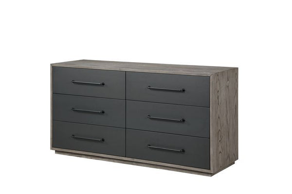 Maximizing the sleeping capacities of your little one-'s bedroom with the Estevon bunk bed. Whether you-'ve got two children sharing a bedroom or one little one that loves sleepovers, this twin over twin bunk bed is a perfect choice. The gray oak finish i