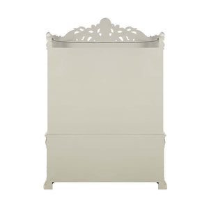  featuring a mirrored back panel and a top crown. 