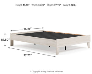 Socalle - Light Natural - Full Platform Bed