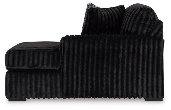 Midnight-Madness - Onyx - Raf Corner Chaise