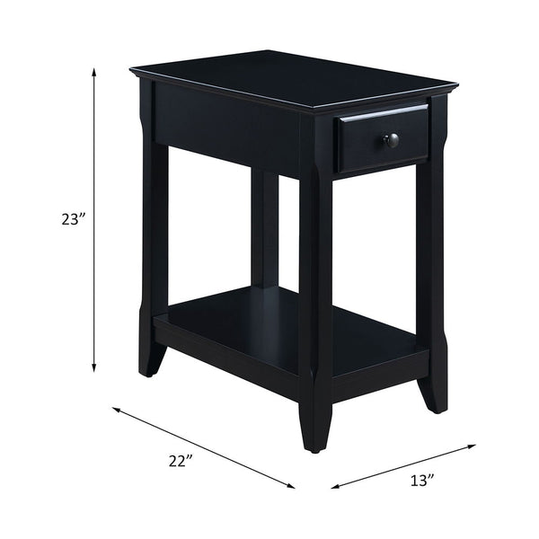 Bertie - Accent Table - Black Finish