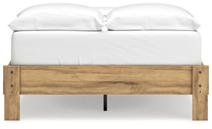 Bermacy - Light Brown - Full Platform Bed