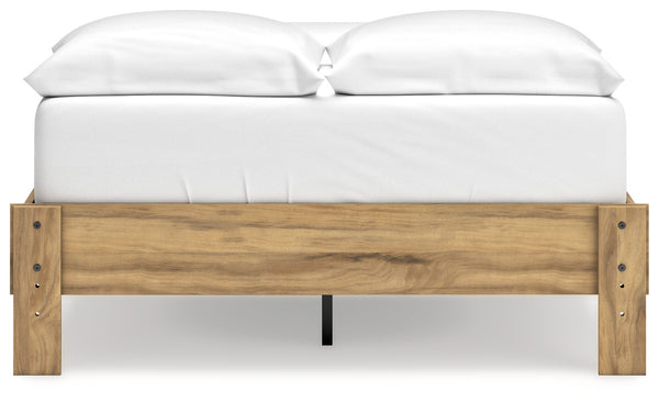 Bermacy - Light Brown - Full Platform Bed