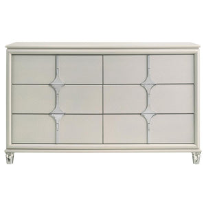  complemented by mirror framing and unique diamond star drawer fronts