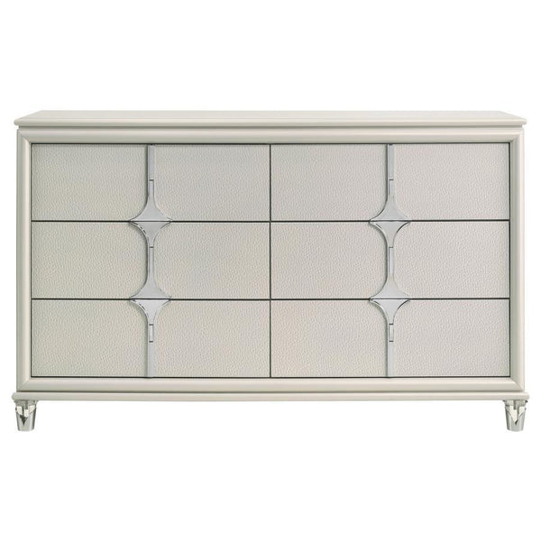  complemented by mirror framing and unique diamond star drawer fronts