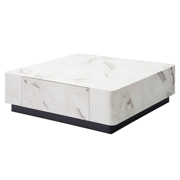  a masterpiece of modern elegance in a striking white finish. These pieces