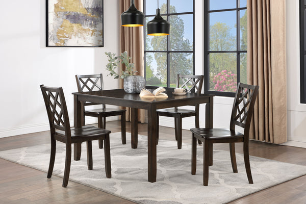  making it an ideal addition to any dining space. This set includes two dining chairs