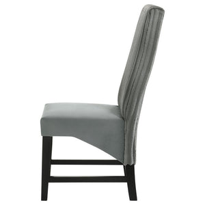 Barrand - Upholstered Dining Side Chair (Set of 2) - Gray