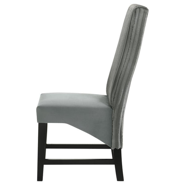 Barrand - Upholstered Dining Side Chair (Set of 2) - Gray
