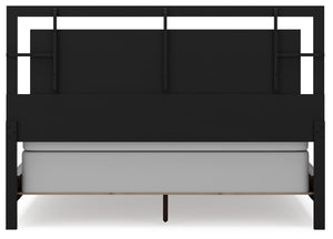 Covetown - Dark Brown - California King Panel Bed