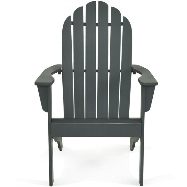 Made of durable acacia wood and galvanized screws  the Adirondack chair has solid structure and large weigh capacity for outdoor using. Â  In addition to durability  this chair is also very comfortable. Combine ergonomic design with wood slat style  it is
