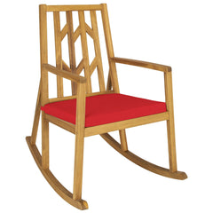 It will be a great experience to relax on a patio rocker with gentle rocking and cozy breeze. Â  And this patio rocking chair will be your perfect choice. The rocking chair is designed with a scientific sturdy base  and your body will be always within the