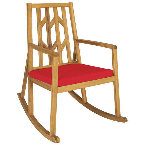 It will be a great experience to relax on a patio rocker with gentle rocking and cozy breeze. Â  And this patio rocking chair will be your perfect choice. The rocking chair is designed with a scientific sturdy base  and your body will be always within the