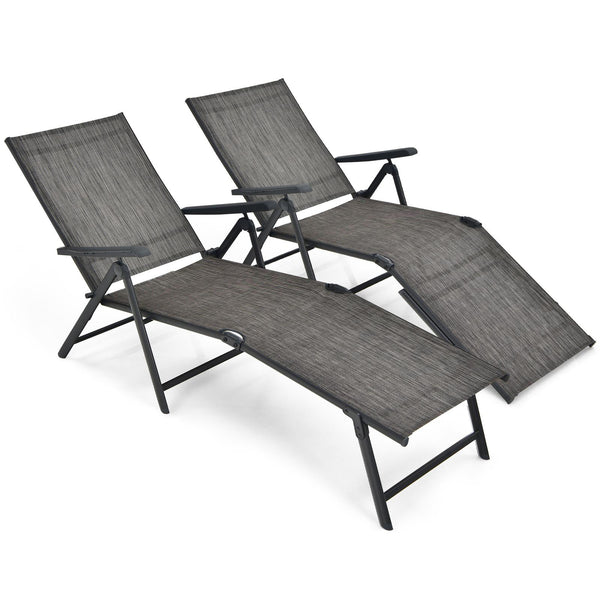 5 backrest angles and 2 footrest positions to meet various needs<br>Breathable and wearable seat fabric brings much comfort<br>Ergonomic design brings relaxation to your journey<br>Steel frame is not easy to rust and are of high durability<br>Stable trian