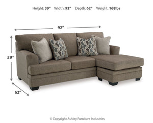 Stonemeade - Nutmeg - Sofa Chaise