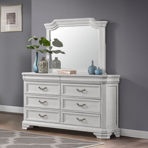 Lyndhurst - Dresser & Mirror - White