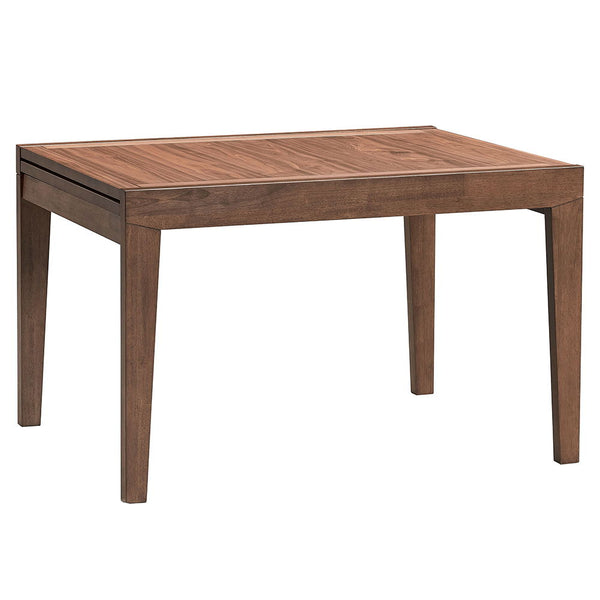 Mayah dining collection with its warm walnut finish, is the epitome of rustic charm and modern simplicity. Perfectly designed for intimate gatherings and family meals, this table exudes a cozy and inviting atmosphere. The sturdy construction and elegant d