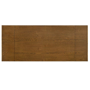 Hillary - Dining Table With 2 Leaves - Walnut & Black