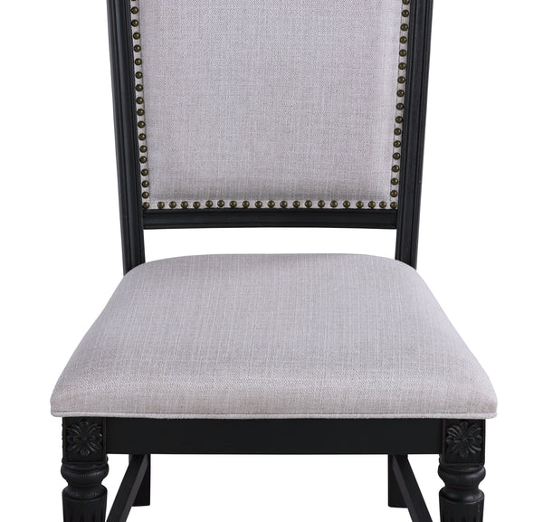 Kingsbury - 6 Piece Dining Room Set - Black / Gray
