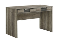 Elevate your workspace with this sleek and modern workstation, designed to blend functionality with contemporary aesthetics. Crafted with a rich, textured finish, this statement piece seamlessly integrates into any home or office setting. Featuring a spac