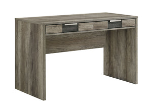 Elevate your workspace with this sleek and modern workstation, designed to blend functionality with contemporary aesthetics. Crafted with a rich, textured finish, this statement piece seamlessly integrates into any home or office setting. Featuring a spac