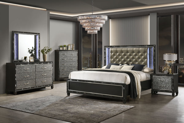  this set offers unparalleled stability and durability. The semi-gloss lacquer black pearl finish adds a modern