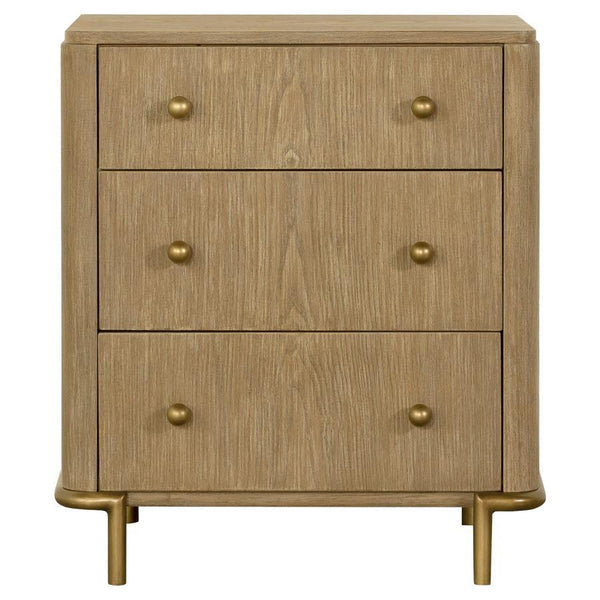 Arini - 5 Piece California King Bedroom Set - Sand Wash