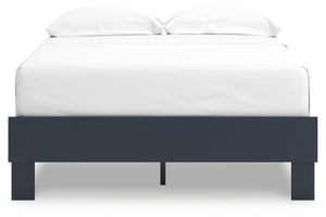 Simmenfort - Navy Blue - Full Platform Bed