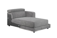 Assembled, Modular LF Sofa (3 Seater LF Arm: Adjustable Headrest & Pull seat) Tight Back & Seat Cushion (2+2) Seat Construction: Full Foam Foam Density: D26 Seat Back Height(from cushion to top): 16-"-23-"<br/><br/><b>Product Features</b><ul><li>Right Fac