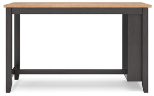 Gesthaven - Natural / Brown - Rectangular Dining Room Counter Table