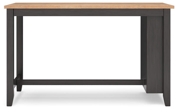Gesthaven - Natural / Brown - Rectangular Dining Room Counter Table