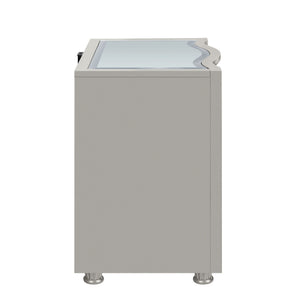 Reflections - Nightstand With Mirrored Top - Silver