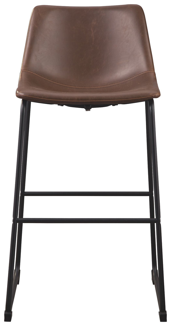 Centiar - Brown - Tall UPH Barstool (Set of 2)