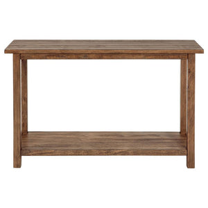  its open lower shelf provides ample space for baskets or decorative 