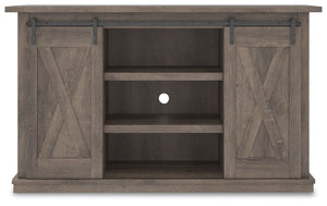  this TV stand is right in tune with your relaxed approach to high style. Beautifully made to accommodate your media equipment