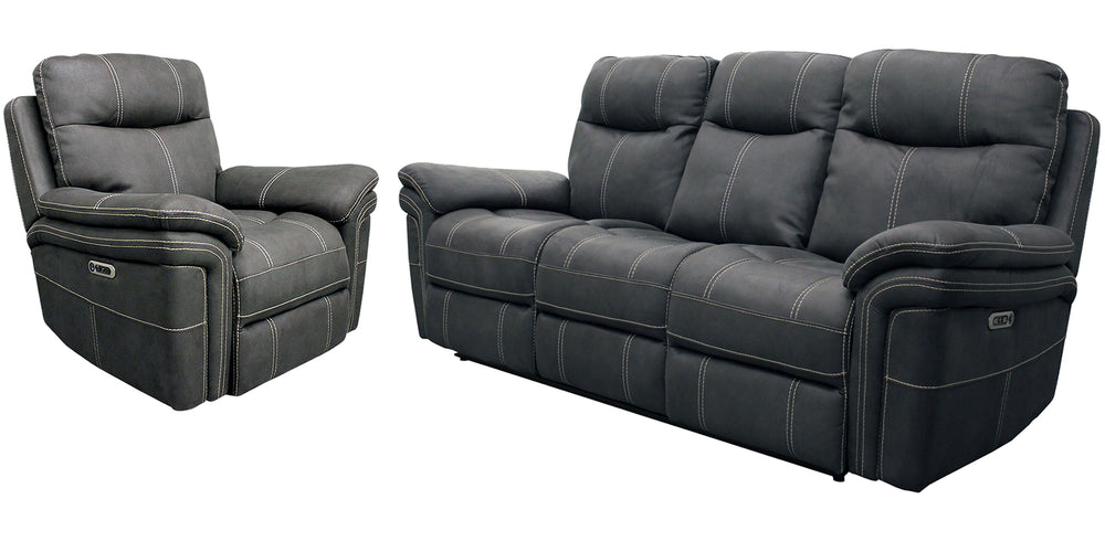 A tasteful addition to any home, the Mason collection creates a classic seating area with plush coziness. Stylish stitch detailing highlights its timeless design while wide, padded arms provide unlimited comfort. with power footrest and power headrest fun