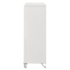  Texture Increased Design: Acrylic Crystal Legs & Embossed Drawer Front.