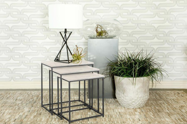  the tables stack neatly to save room