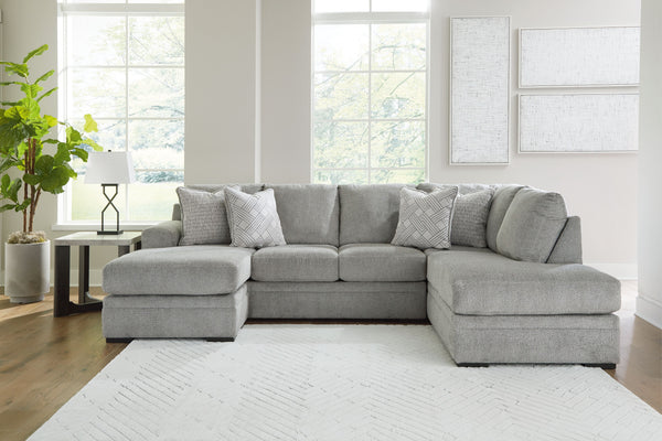 Casselbury - Cement - 2-Piece Sectional With Raf Corner Chaise