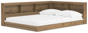 Is your bedroom in need of a refresh? And do you love mid-century modern design? Then this full bookcase storage bed is calling your name. Simple lines and an industrial-chic vibe will seal the deal. Settle into its laid-back style, and plan to stay for a