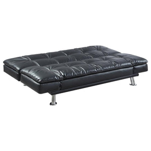 Dilleston - Upholstered Tufted Convertible Sofa Bed - Black
