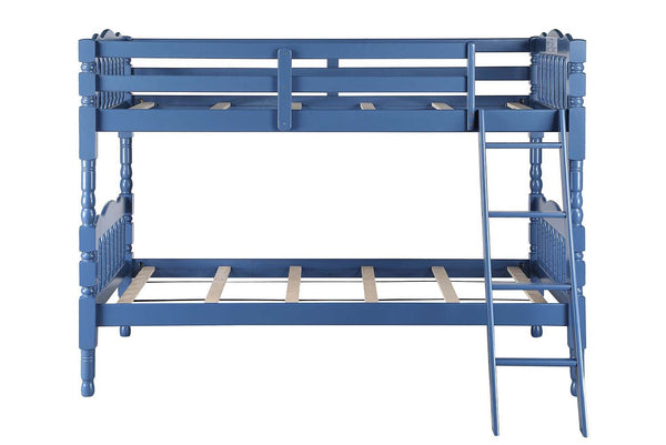 Homestead - Twin Over Twin Bunk Bed - Dark Blue Finish