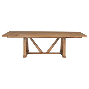 Middleton - 10 Piece Extension Leaf Dining Set - Natural Brown