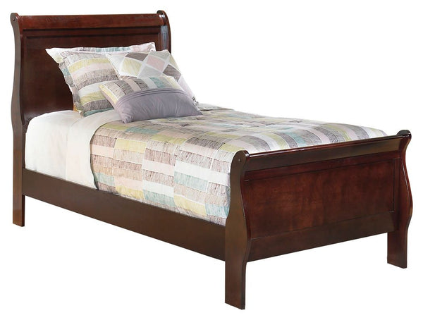Alisdair - Dark Brown - Twin Sleigh Bed