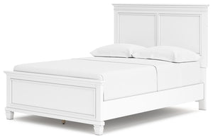 Fortman - White - Full Panel Bed