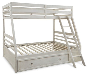 Robbinsdale - Antique White - Twin Over Full Bunk Bed With Storage