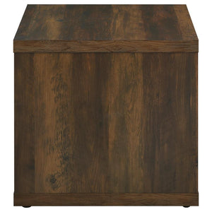 Frisco - Square Engineered Wood Side End Table - Dark Pine