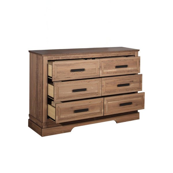  this dresser offers a robust and stable storage solut