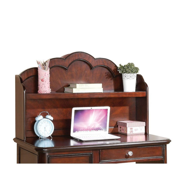 w/1 Shelf â€¢ Cord Mgmt (Back Panel Pre-Cut Hole)<br/><br/><b>Product Features</b><ul><li>Case: 1Pc/1Ctn</li><li>Finish: Cherry</li><li>Style: Transitional</li><li>Materials: Wood,</li></ul><br/>
